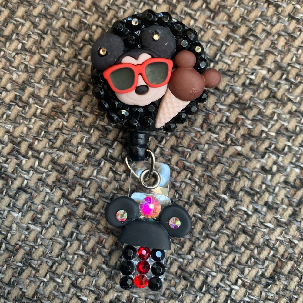 Mickey Mouse badge holder !!